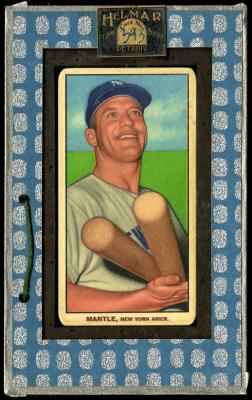 Picture, Helmar Brewing, T206-Helmar Card # 393, Mickey MANTLE (HOF), Two bats, New York Yankees